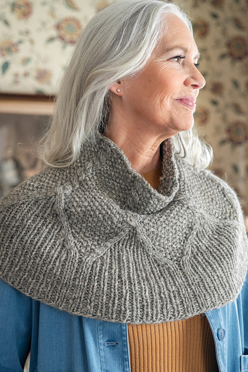 Berroco Hearthside Patterns - Sayles Cowl - PDF Download - Extra Image
