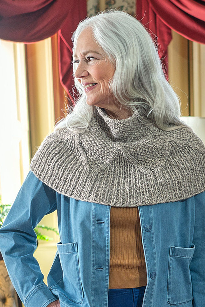 Berroco Hearthside Patterns - Sayles Cowl - PDF Download - Extra Image
