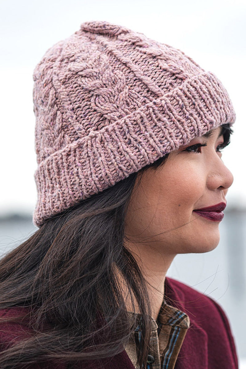 Berroco Millstone Tweed Patterns - Hudson Hat and Mitts - PDF Download - Extra Image
