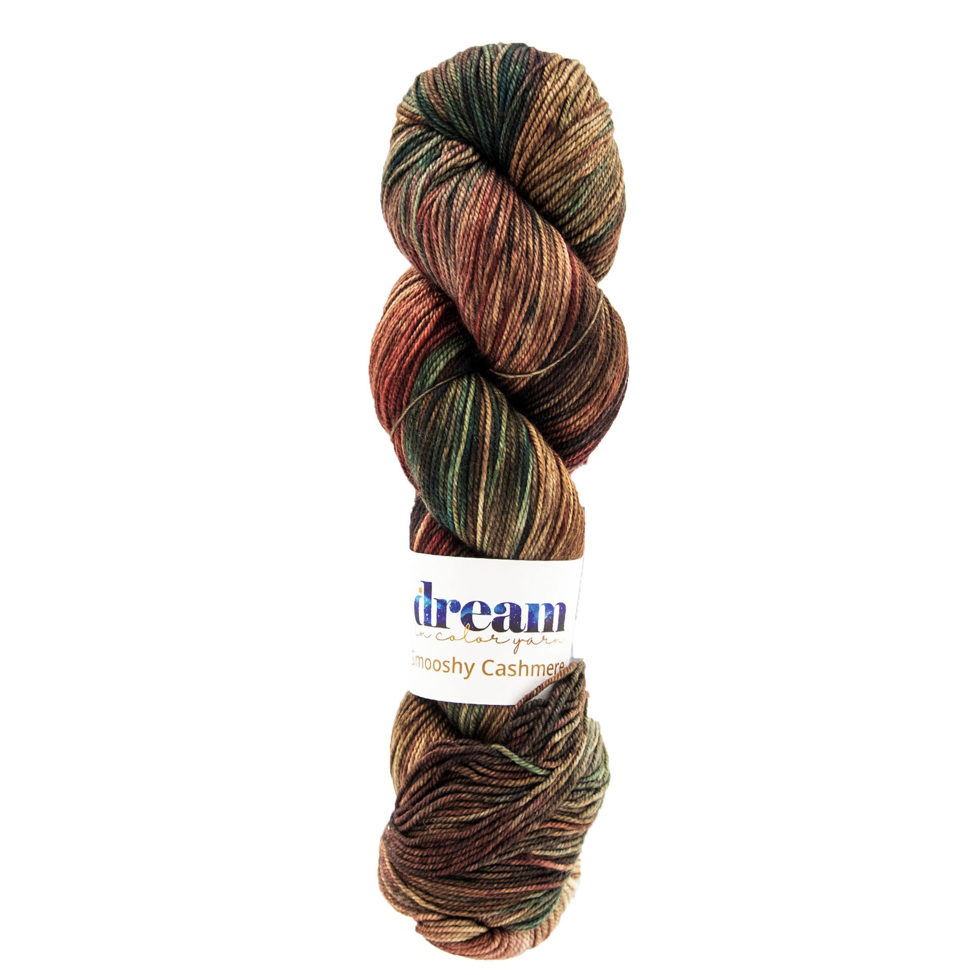 Dream in Color Smooshy Cashmere Yarn - Brown Coat - Zoom Image
