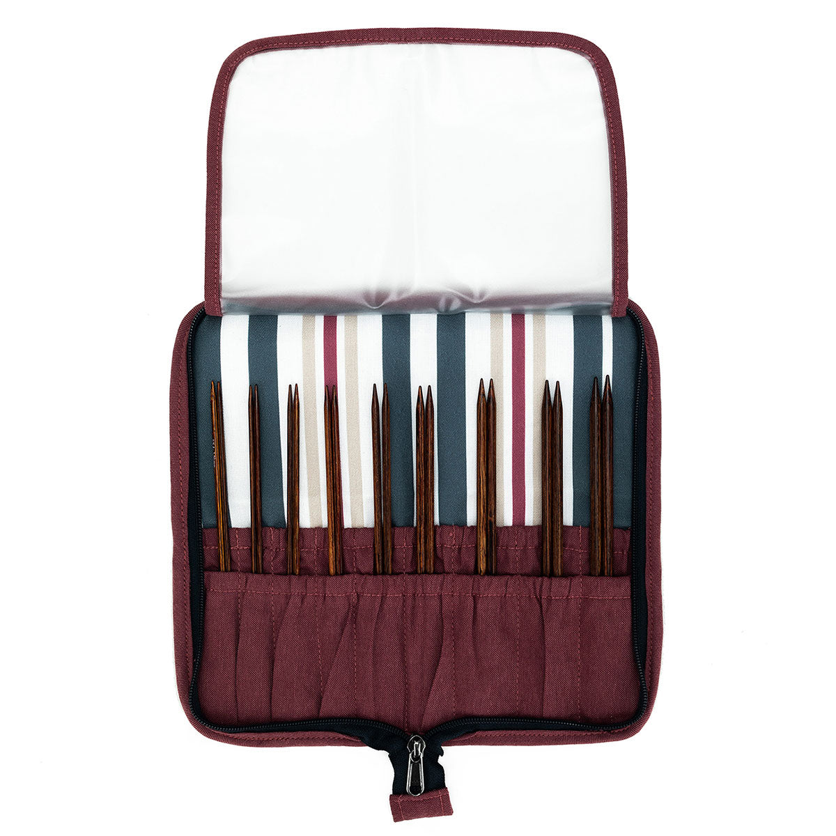 della Q Chicken Boots DPN/Crochet Hook Case - *Linen - Pebble - Extra Image