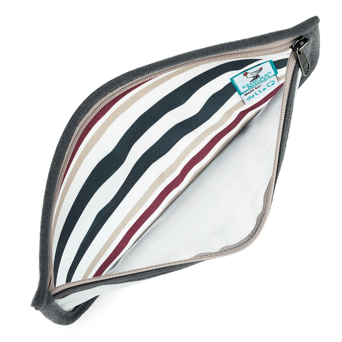 della Q Chicken Boots Notions Case - *Linen - Pebble - Extra Image