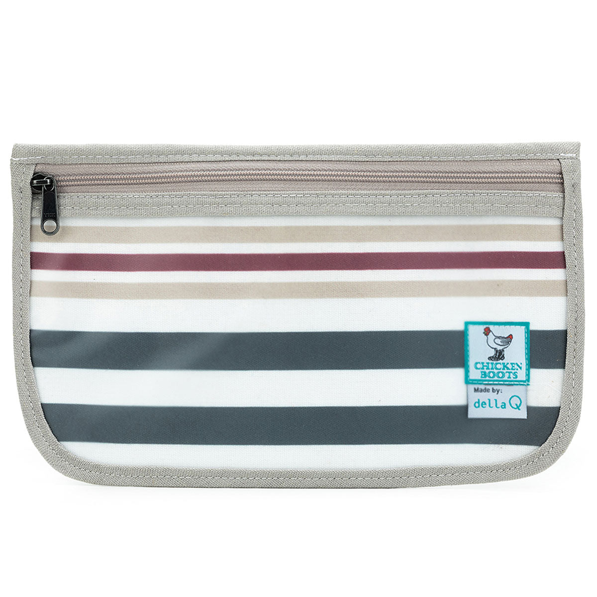 della Q Chicken Boots Notions Case - *Linen - Pebble - Extra Image
