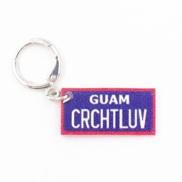 Jimmy Beans Wool State Stitch Markers - Guam - Extra Image