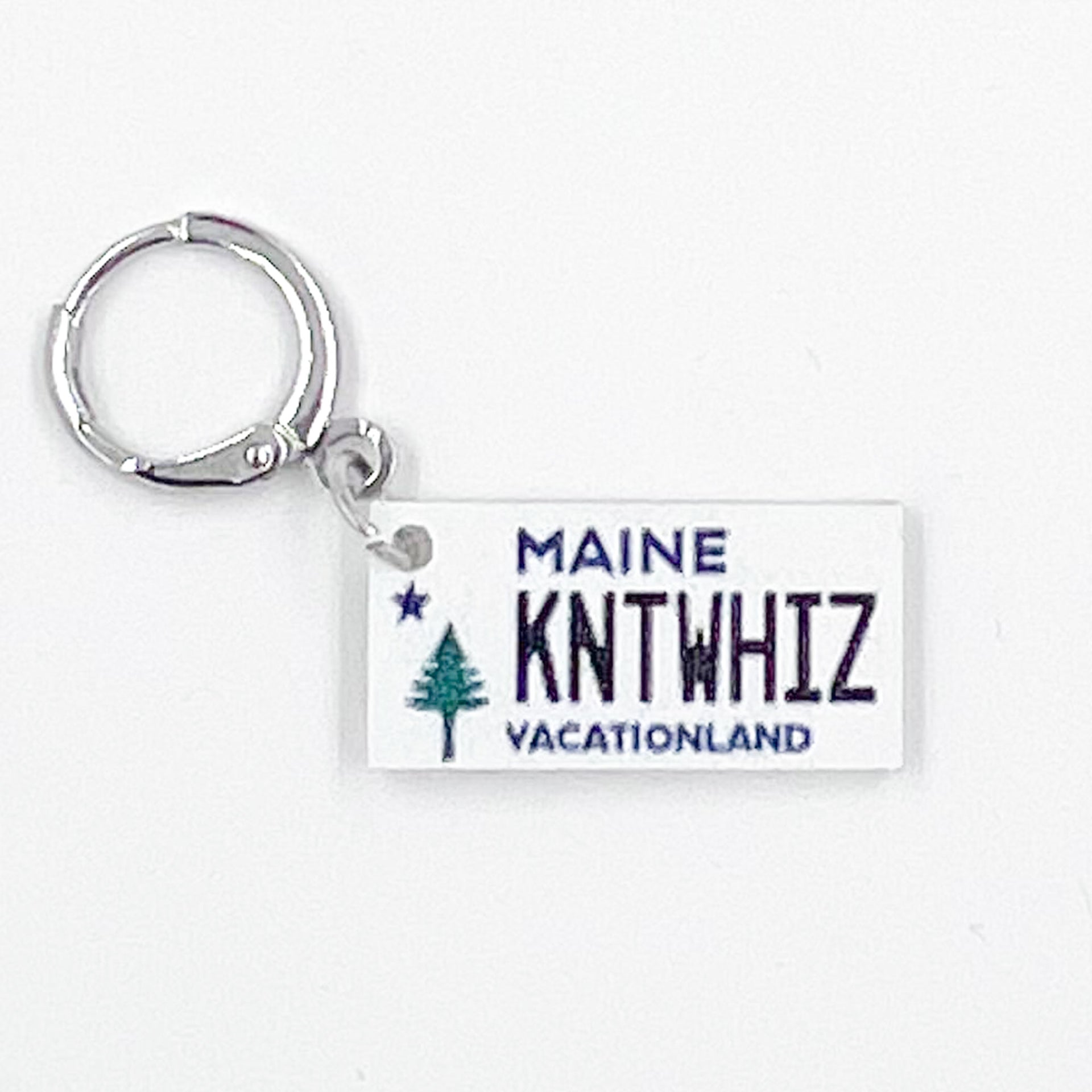 Jimmy Beans Wool State Stitch Markers - Maine - Zoom Image
