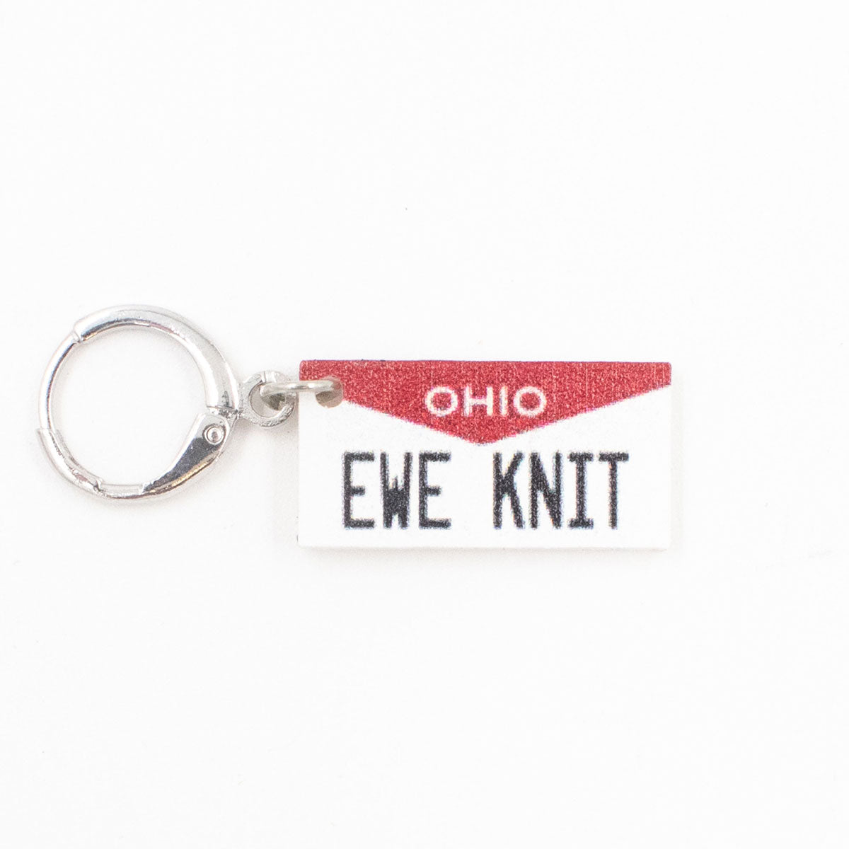 Jimmy Beans Wool State Stitch Markers - Ohio - Extra Image
