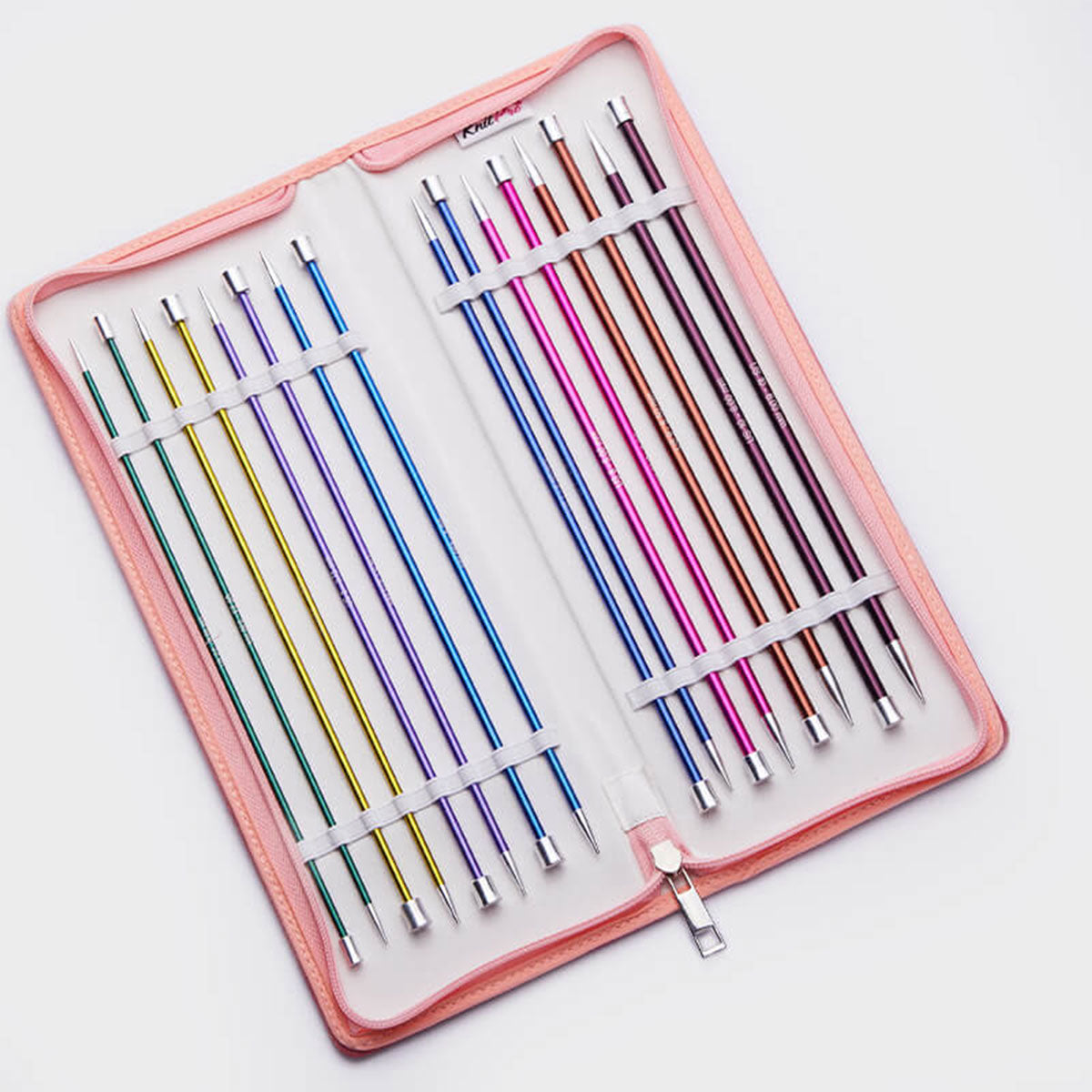 KnitPro Zing Single Pointed Needle Sets - Single Point Needle Set - 14" - Extra Image
