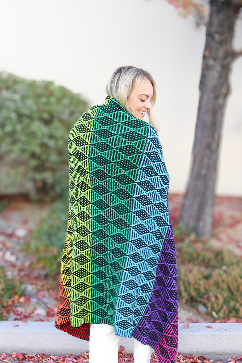 Cascade Diamonds Are A Knitter's Best Friend Blanket Kit - Extra Image