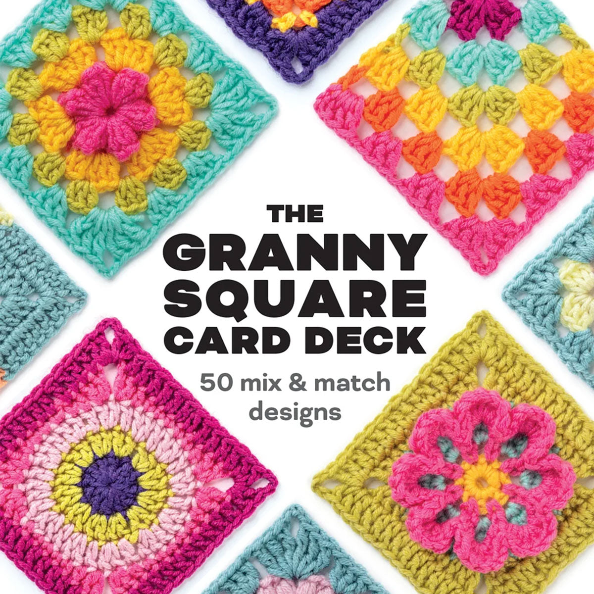 Penguin Random House Claire Montgomerie Crochet Books - The Granny Square Card Deck - Extra Image
