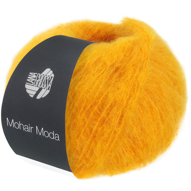 Lana Grossa Mohair Moda Yarn - 01 Yellow - Extra Image