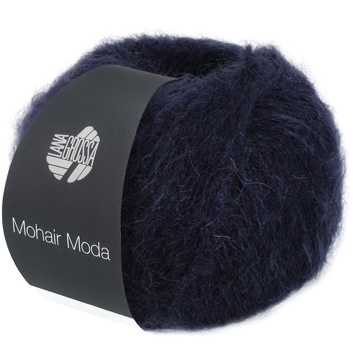 Lana Grossa Mohair Moda Yarn - 05 Night Blue - Extra Image