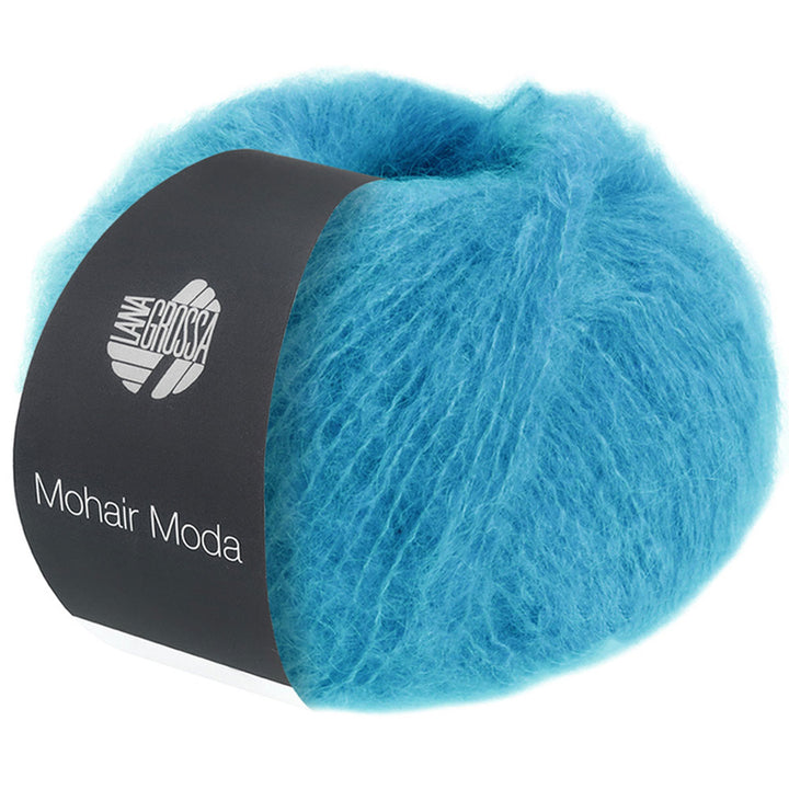 Lana Grossa Mohair Moda Yarn - 06 Blue - Extra Image