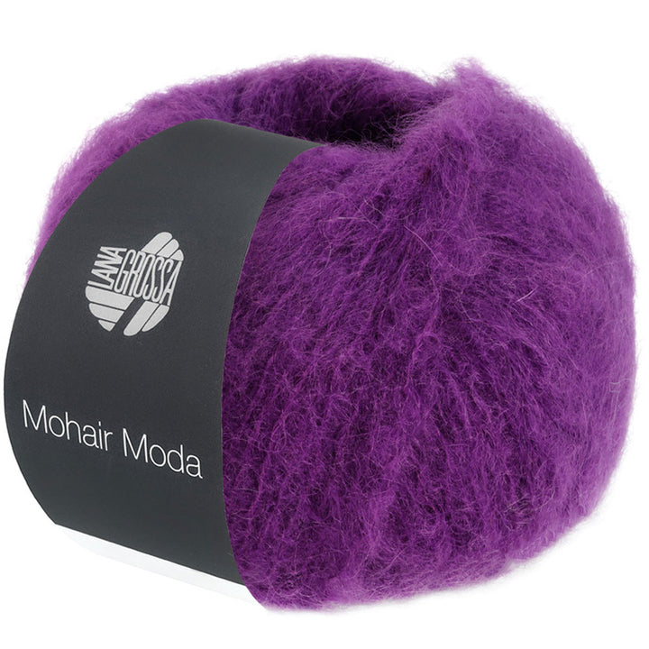 Lana Grossa Mohair Moda Yarn - 07 Violet - Extra Image