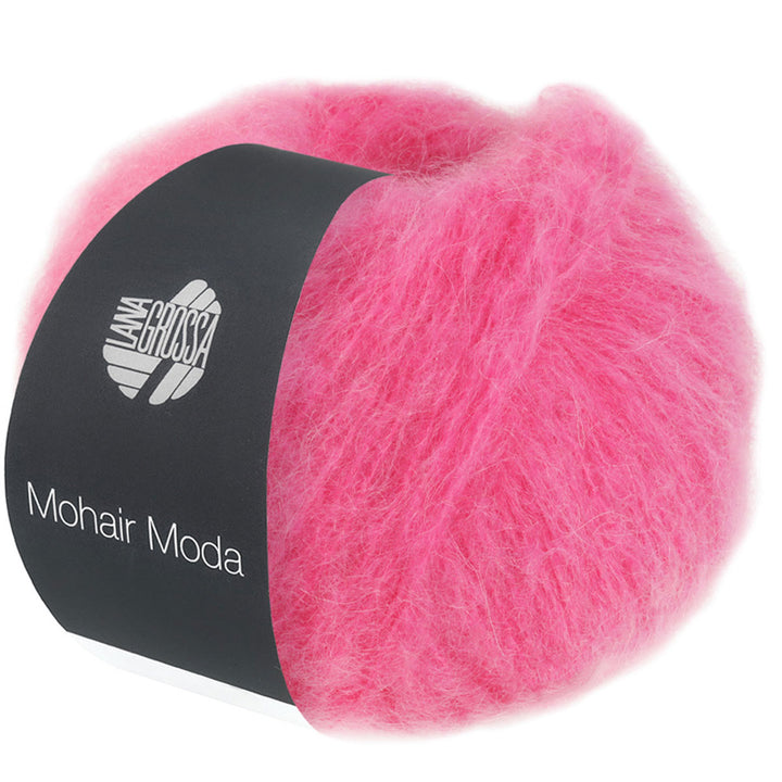 Lana Grossa Mohair Moda Yarn - 08 Pink - Extra Image