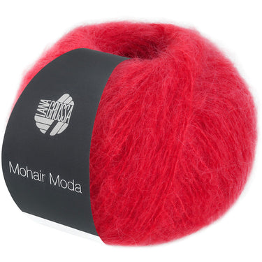 Lana Grossa Mohair Moda Yarn - 14 Red - Extra Image