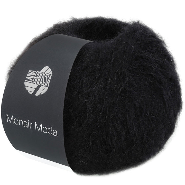 Lana Grossa Mohair Moda Yarn - 16 Black - Extra Image