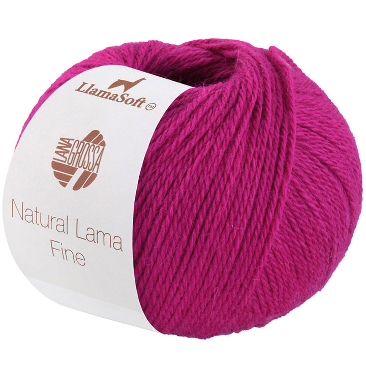 Lana Grossa Natural Lama Fine Yarn - 103 Pink - Extra Image