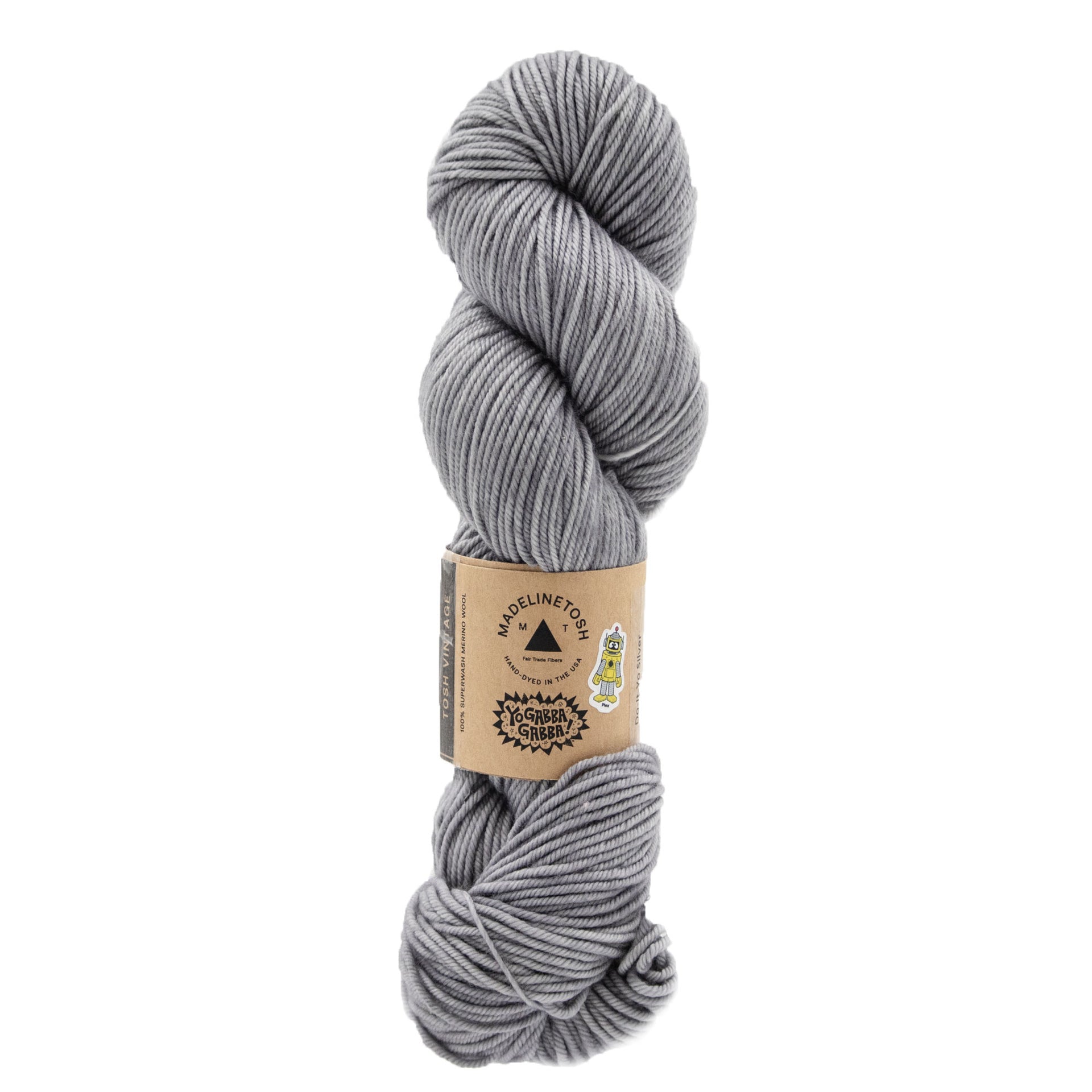 Madelinetosh Tosh Vintage Yarn - Do-It-Yo Silver - Zoom Image
