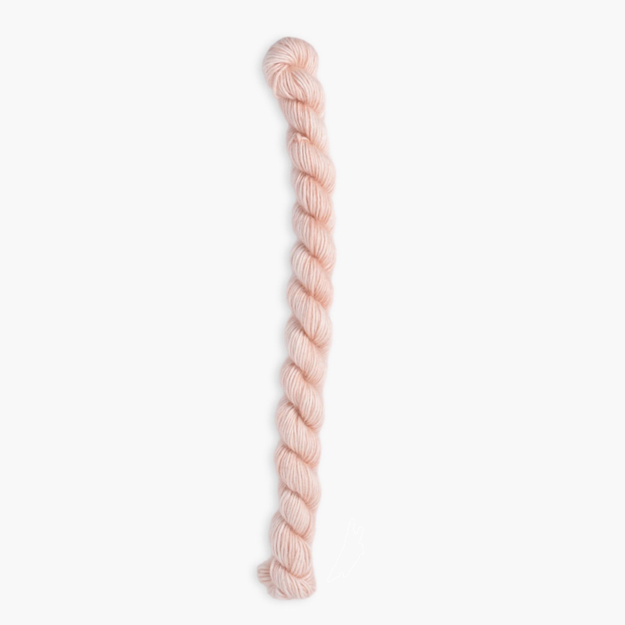 Madelinetosh Unicorn Tails Yarn - Petal Pink - Zoom Image