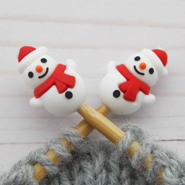 Fox & Pine Stitches Stitch Stoppers/  Point Protector - Little Snowman - Zoom Image