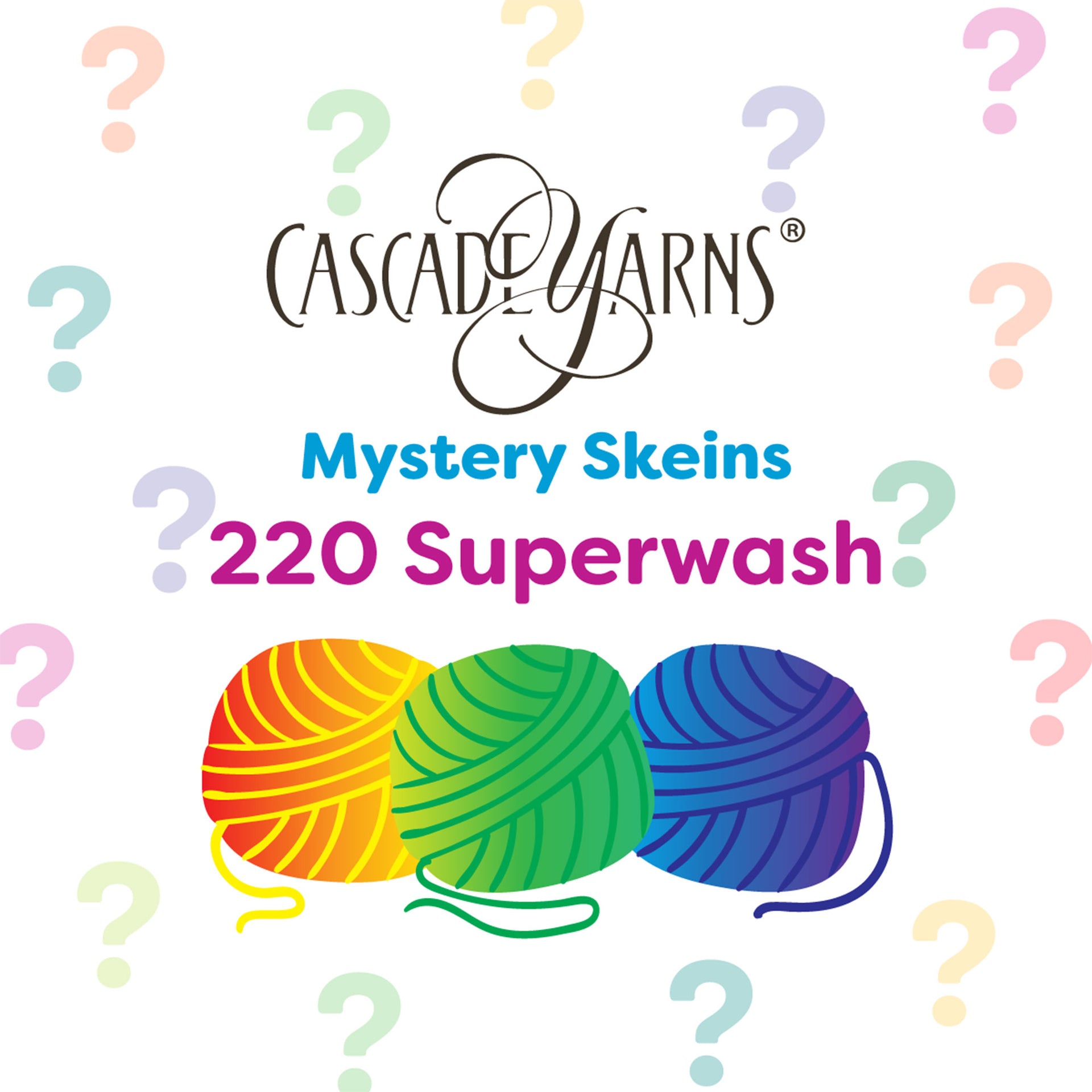 Cascade Yarns 220 Superwash One of a Kind Yarn - Mystery Skeins - Zoom Image
