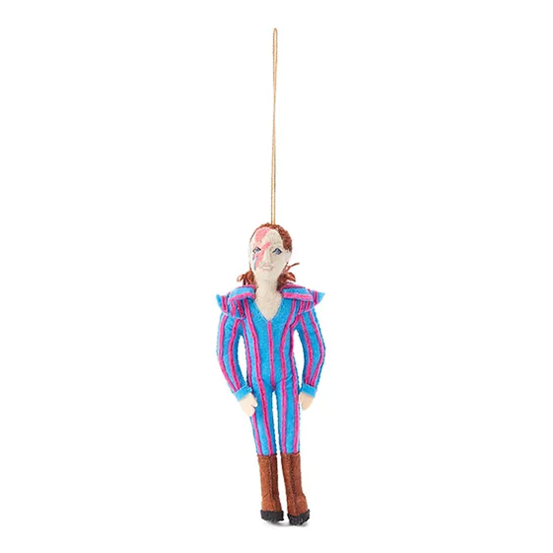 Silk Road Bazaar Handmade Felt Ornaments - David Bowie - Zoom Image
