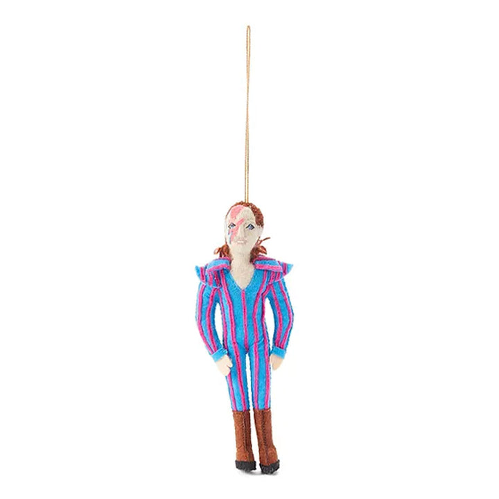 Silk Road Bazaar Handmade Felt Ornaments - David Bowie - Extra Image