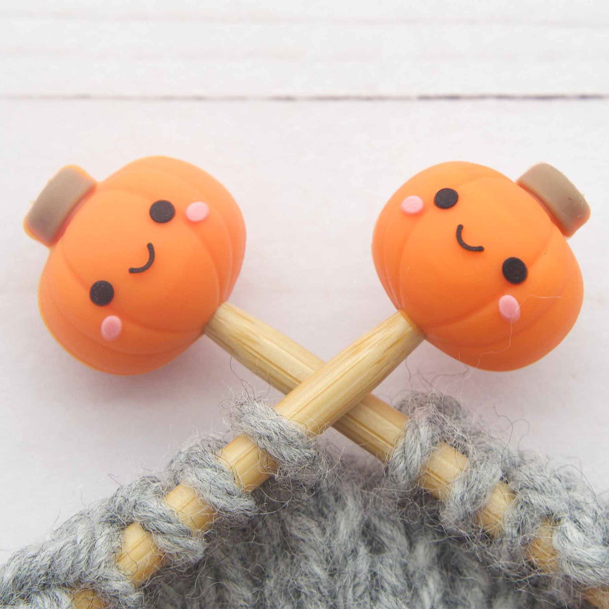 Fox & Pine Stitches Stitch Stoppers/  Point Protector - Little Pumpkin - Extra Image
