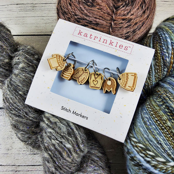 Katrinkles Stitch Markers - Hand Knits - Zoom Image