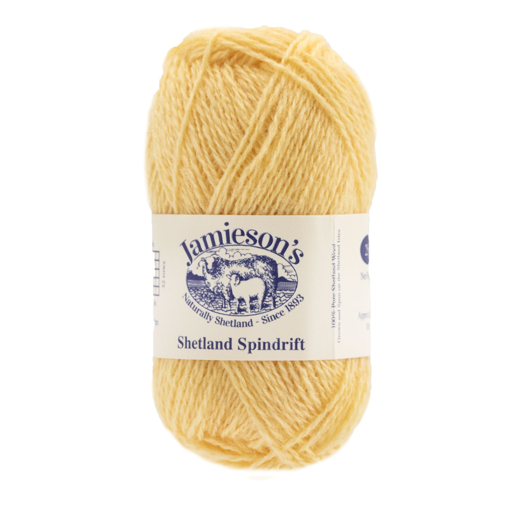 Jamieson's of Shetland Spindrift Yarn - 437 Honey - Zoom Image

