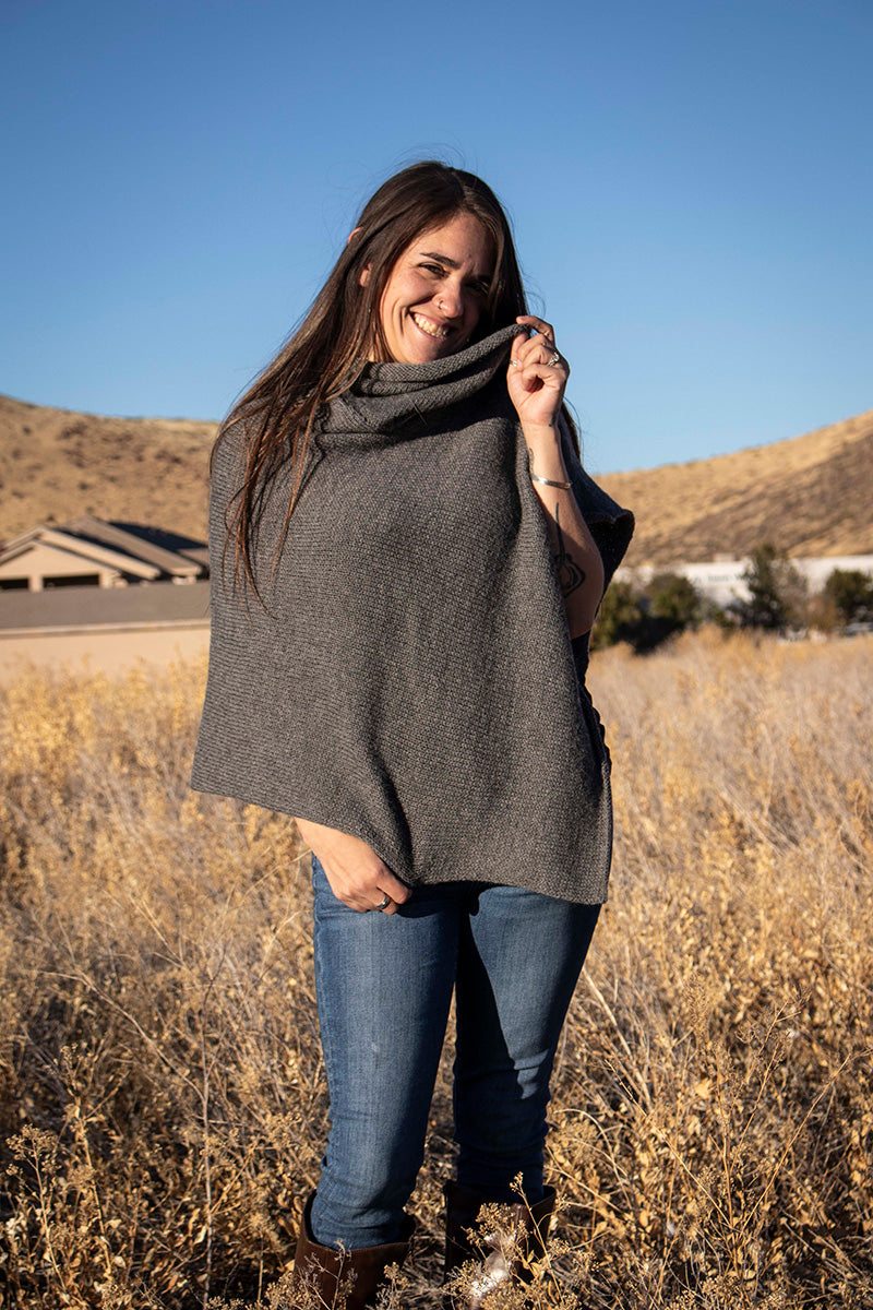 Yarn Citizen Easy Folded Knit Poncho Kit - Extra Image