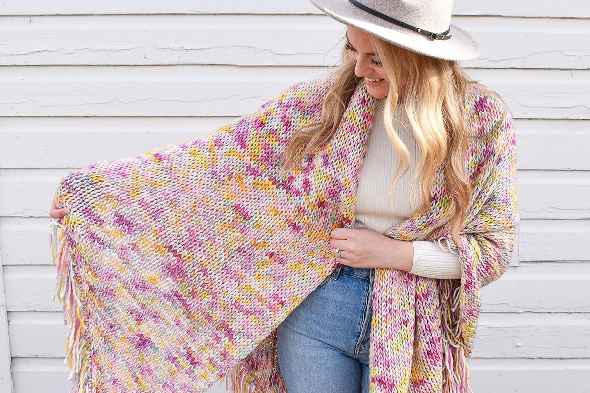 Madelinetosh Carrie Blanket Kit - Extra Image