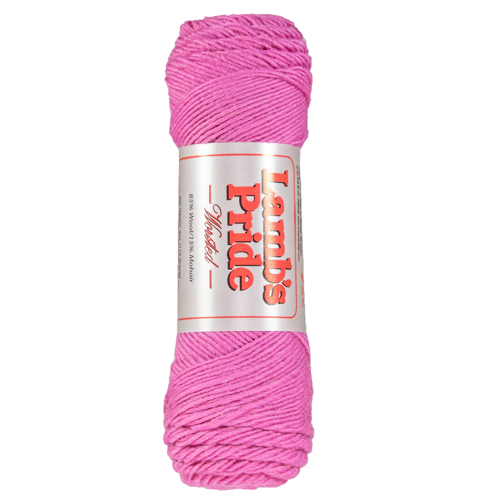 Brown Sheep Lamb's Pride Worsted Yarn - M105 RPM Pink - Zoom Image
