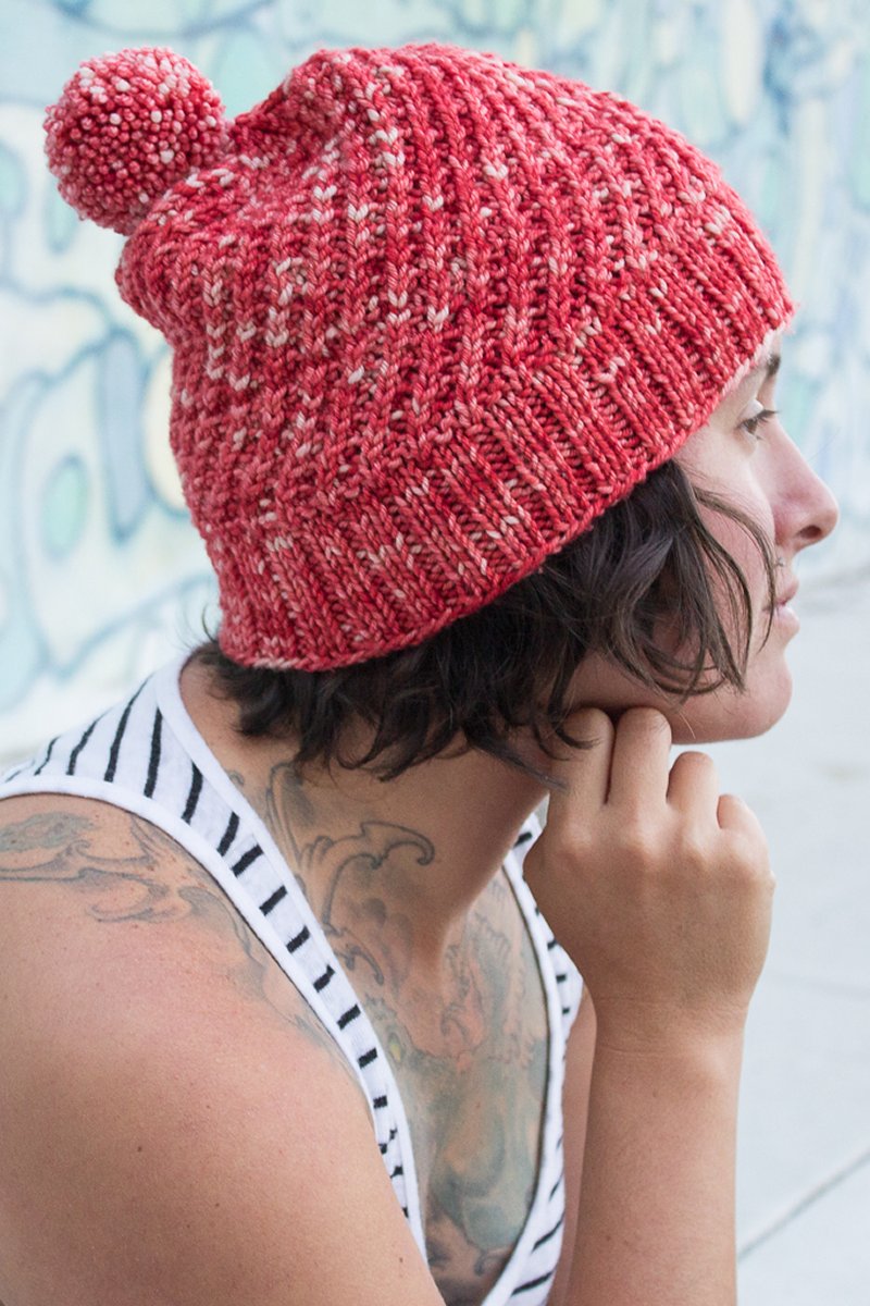 Emma's Rhubarb Helix Hat - Main Image 1