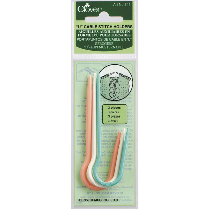 Clover Cable Stitch Holders - U-Shaped Cable Needle - Extra Image