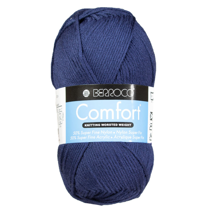 Berroco Comfort Yarn - 9763 Navy Blue - Zoom Image