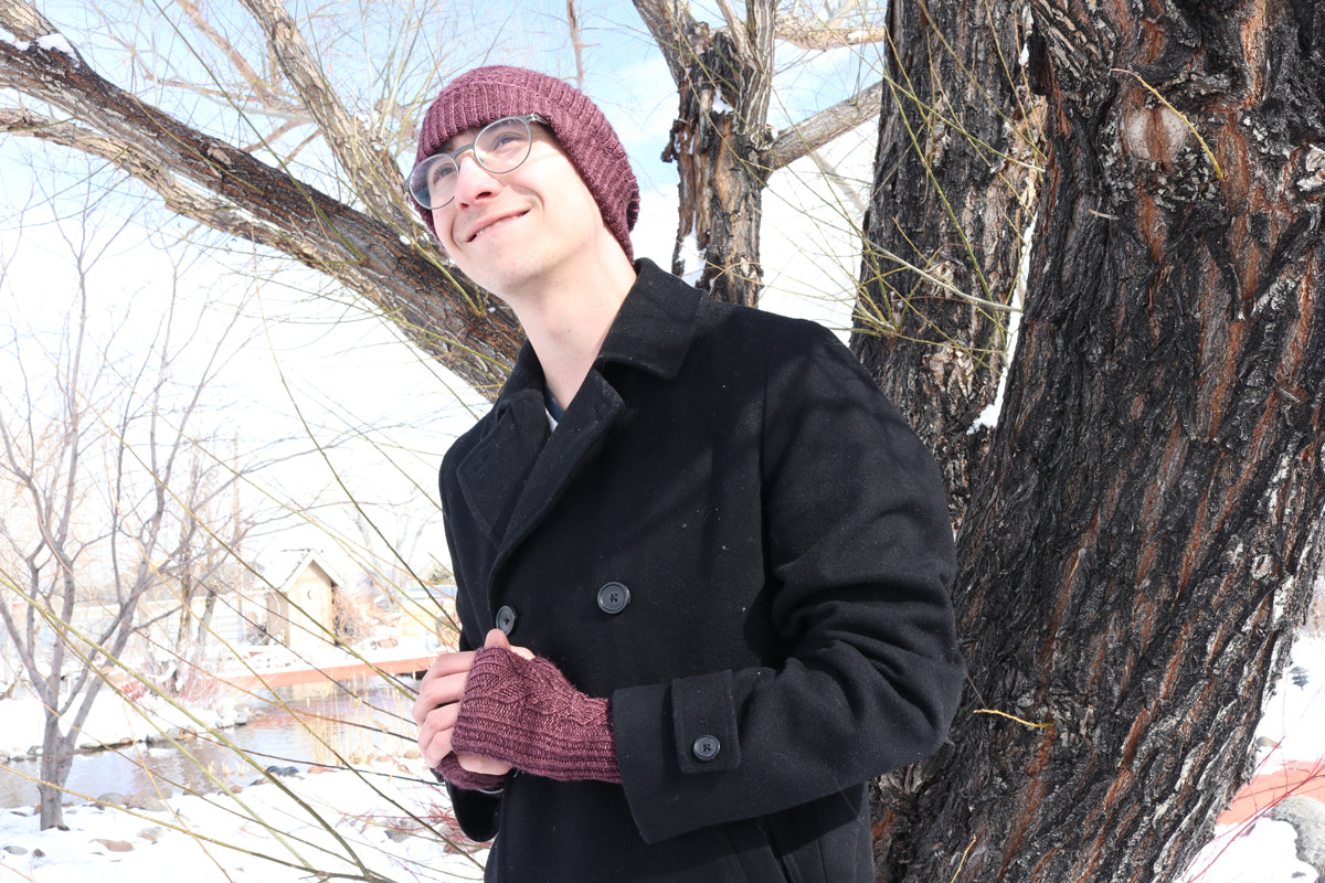 Take Heart Trunk Show Caswell Bay Fingerless Mitts & Hat Set - Main Image 1
