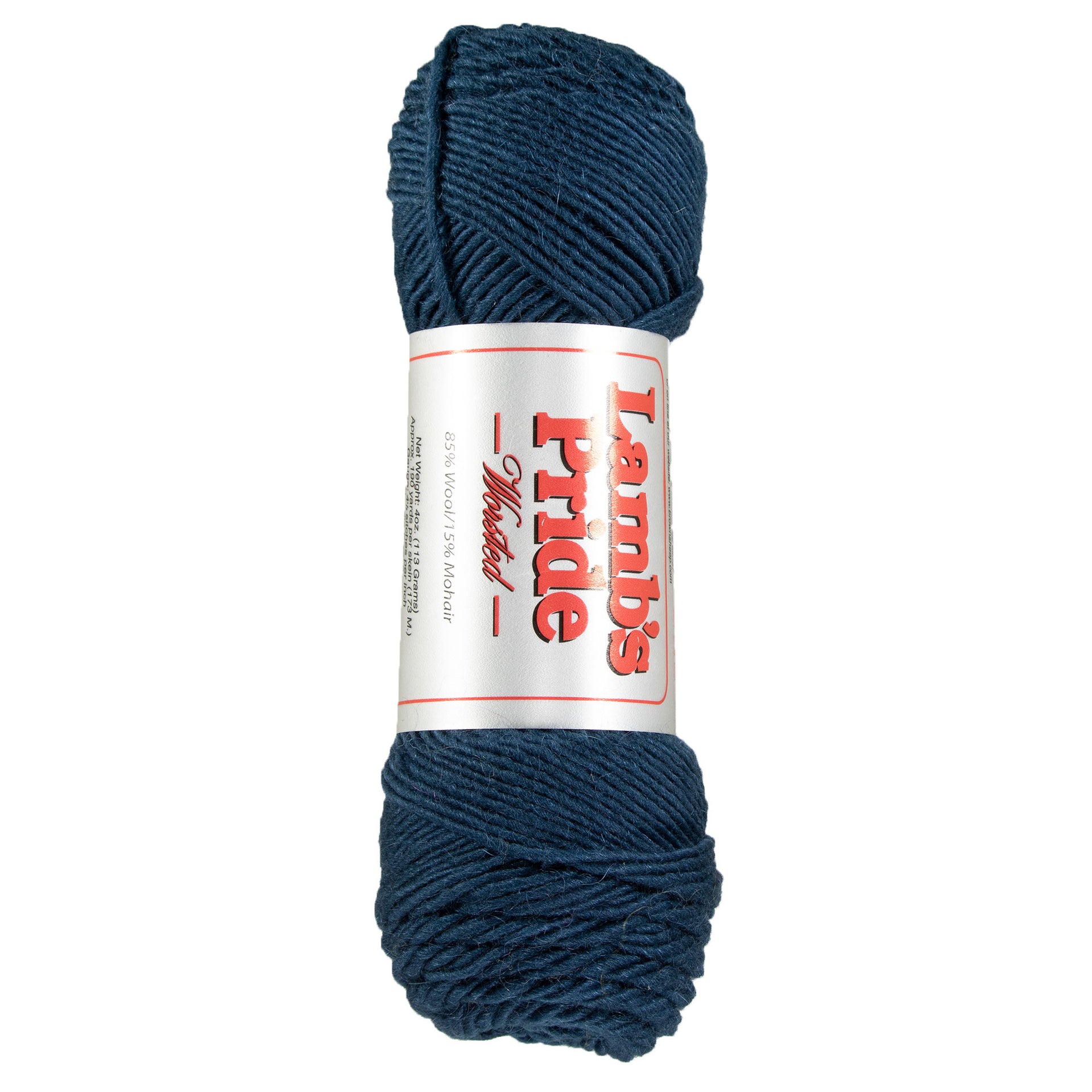 Brown Sheep Lamb's Pride Worsted Yarn - M163 - Indigo - Zoom Image
