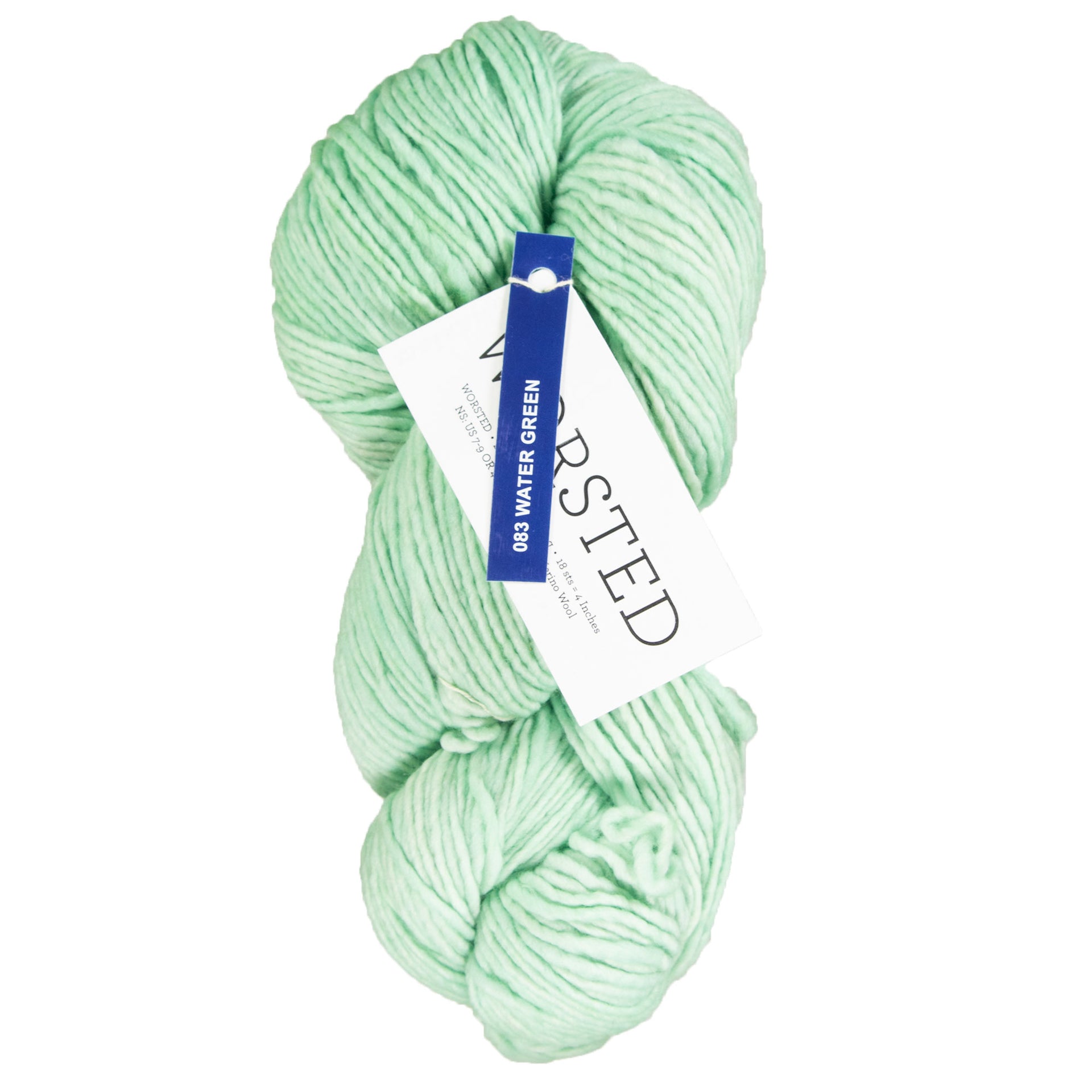 Malabrigo Worsted Merino Yarn - 083 Water Green - Zoom Image
