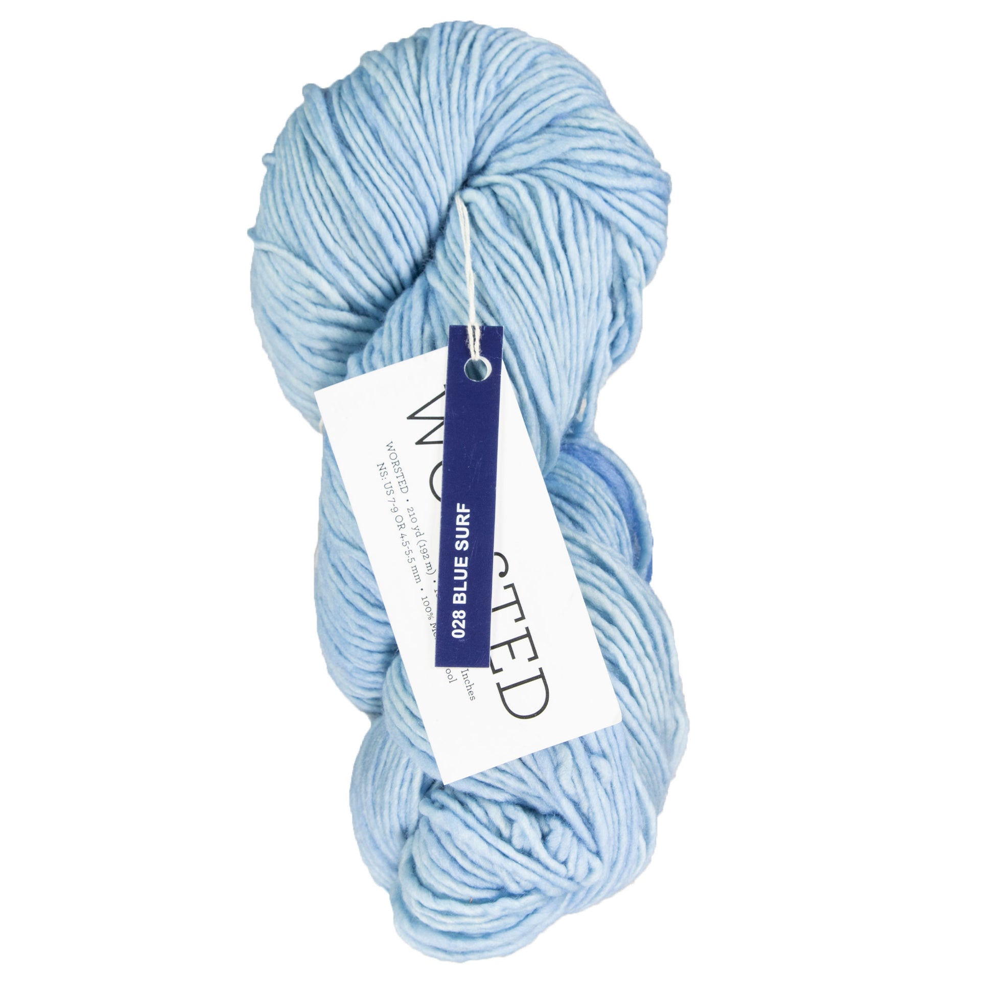 Malabrigo Worsted Merino Yarn - 028 Blue Surf - Zoom Image
