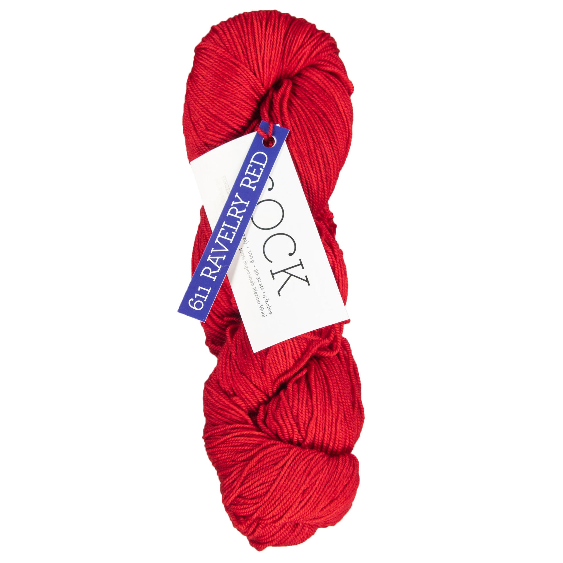 Malabrigo Sock Yarn - 611 Ravelry Red - Zoom Image
