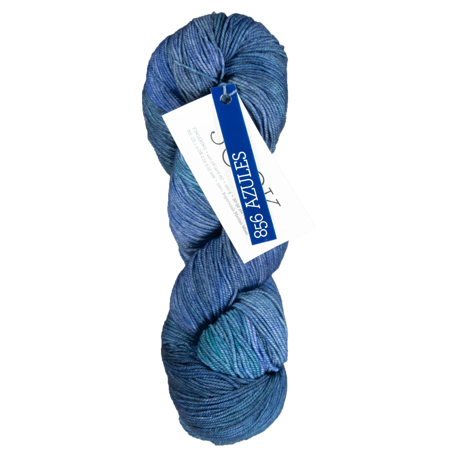 Malabrigo Sock Yarn - 856 Azules - Zoom Image
