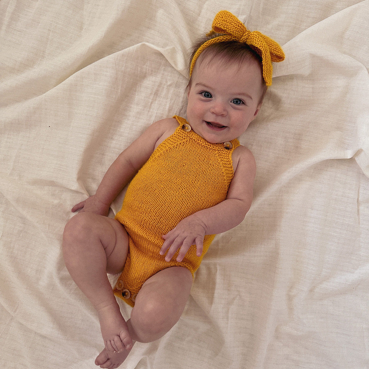 Alex's Harmony Fingering Little Sister's Romper - Main Image 2
