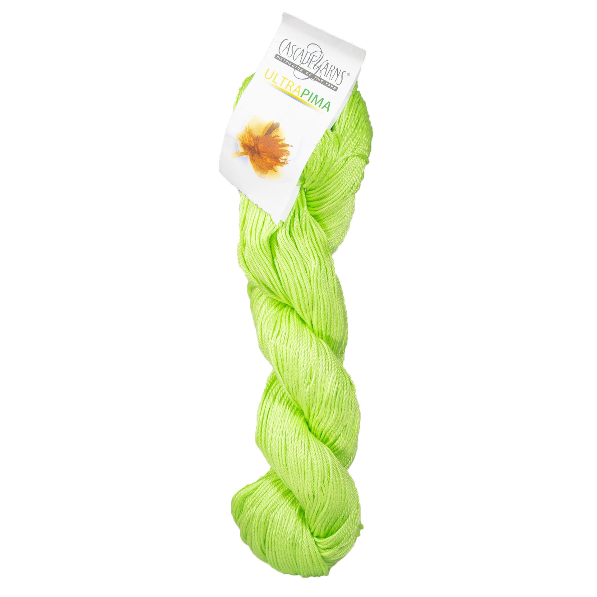Cascade Yarns Ultra Pima Yarn - 3739 Lime - Zoom Image
