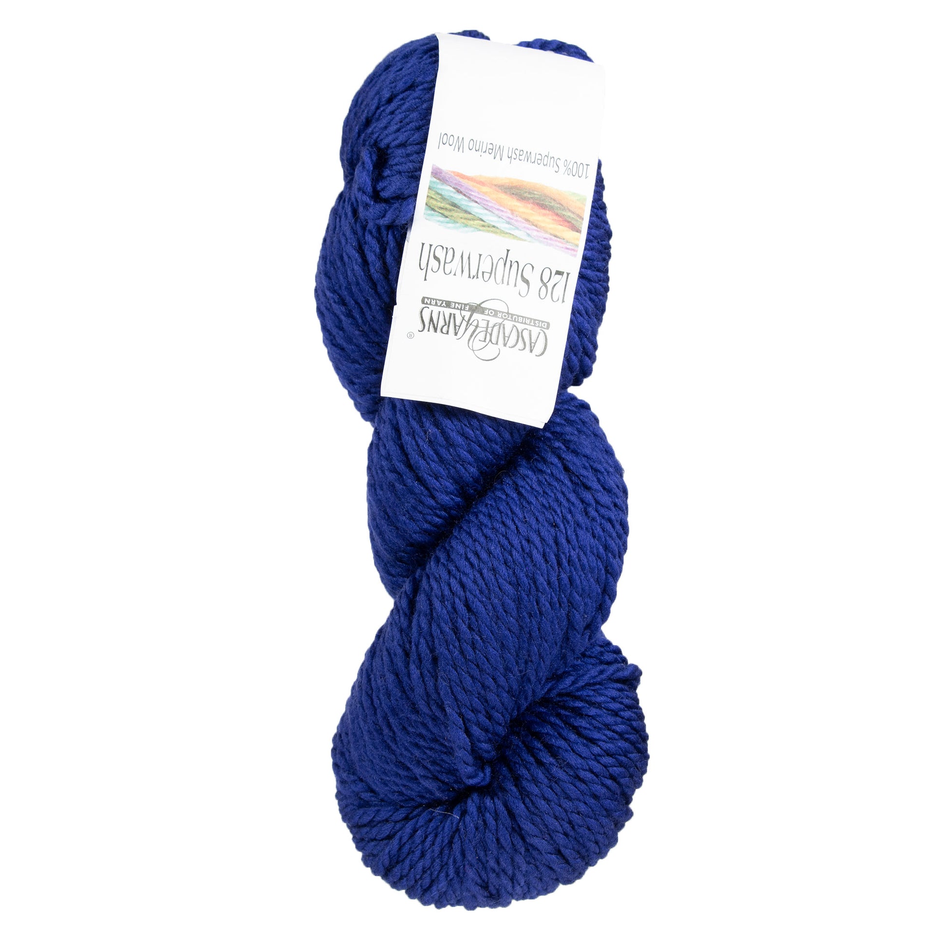 Cascade Yarns 128 Superwash Yarn - 1959 Deep Sapphire - Zoom Image
