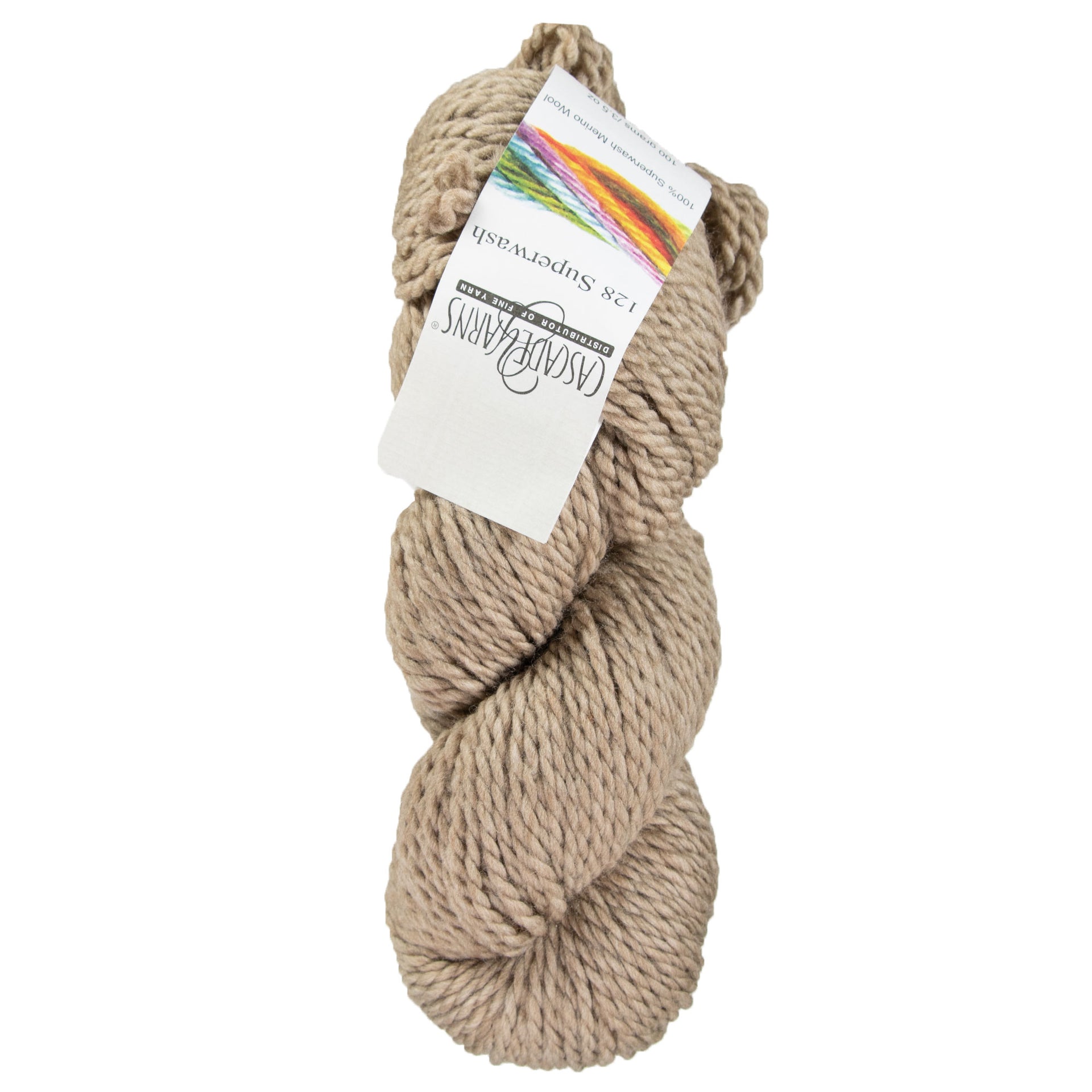 Cascade Yarns 128 Superwash Yarn - 1926 Doeskin Heather - Zoom Image
