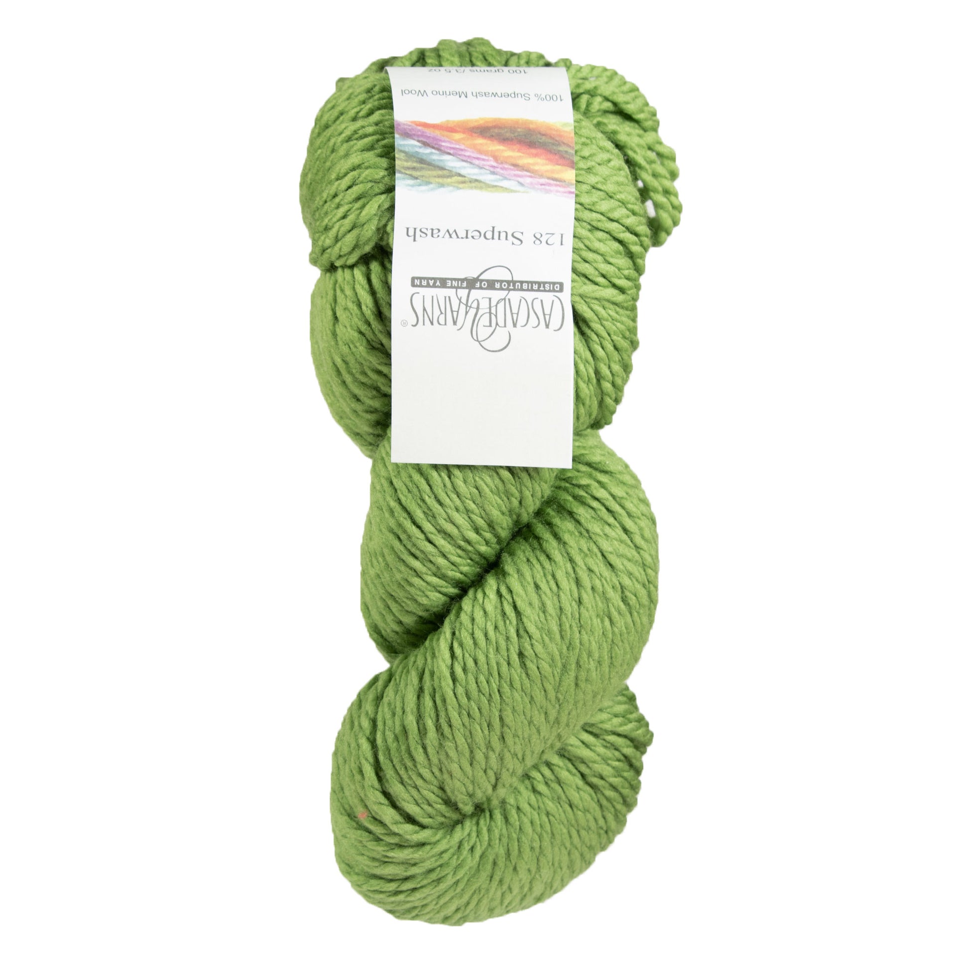 Cascade Yarns 128 Superwash Yarn - 841 Moss - Zoom Image
