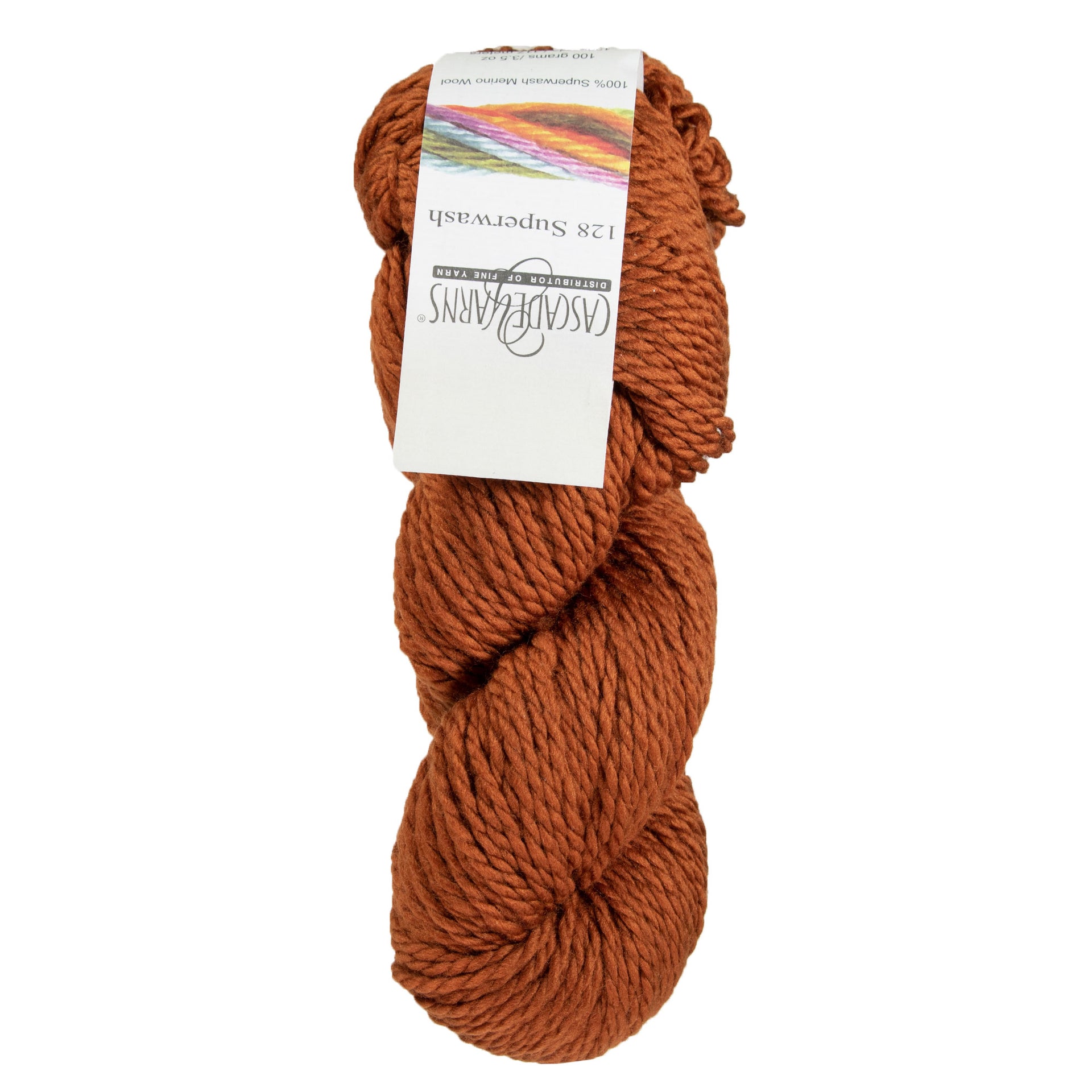 Cascade Yarns 128 Superwash Yarn - 858 Ginger - Zoom Image
