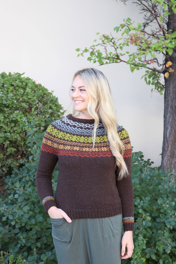 Blue Sky Fiber's Terrace Gardens Sweater - Main Image 2