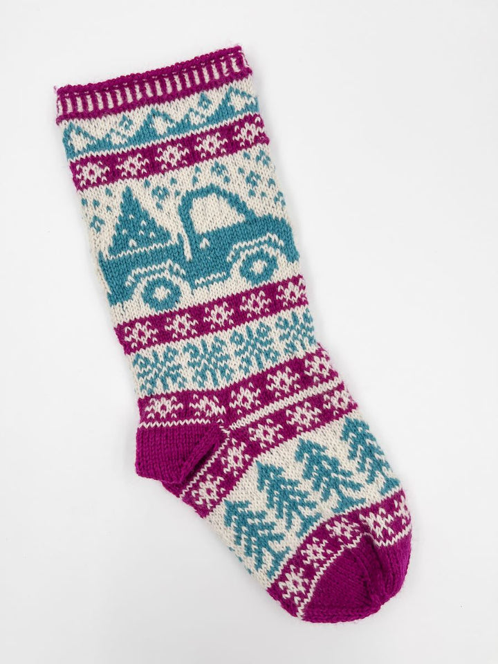 Aiyana, Arlene, & Allison's Cascade Yarns Fresh Pine Stockings - Main Image 3